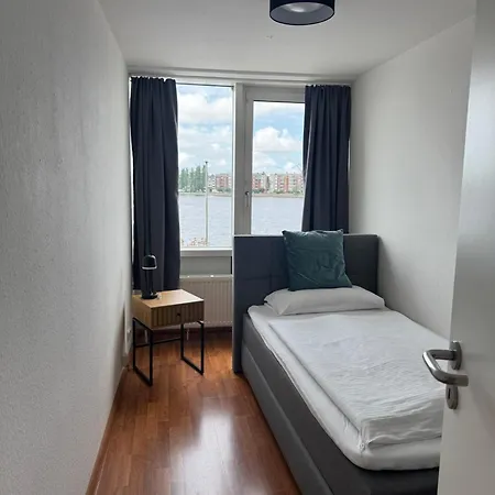 شقة Havenblick 45 - Vom Garten Zum فيلهلمسهافن